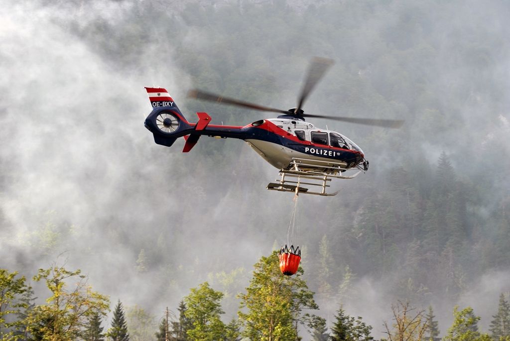 Waldbrand im Gesäuse