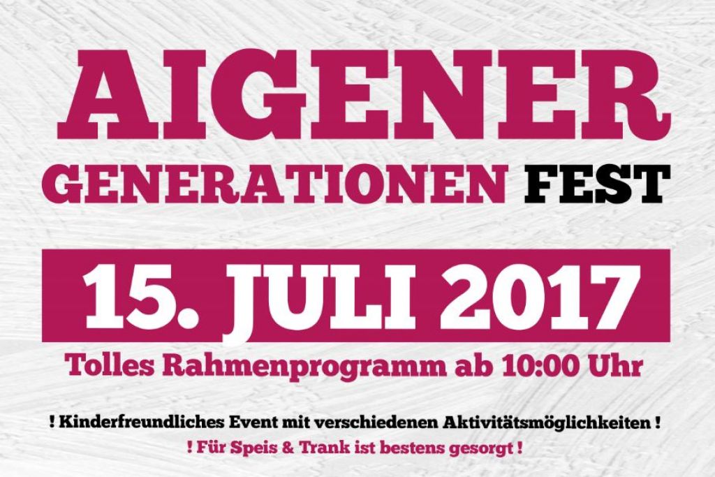 Generationenfest in Aigen im Ennstal