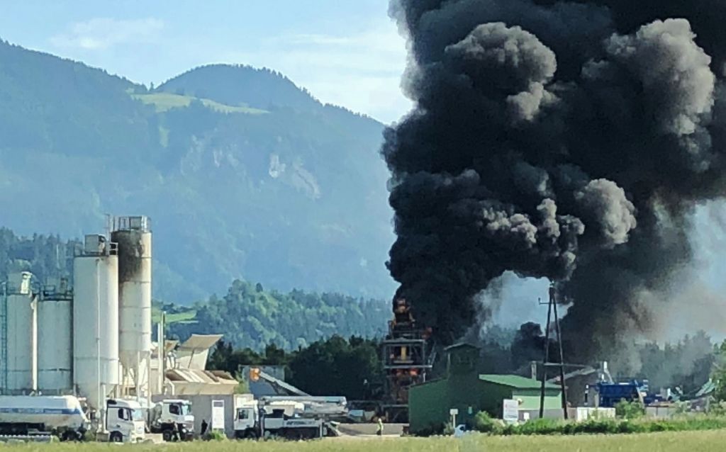 Brand in Sankt Martin
