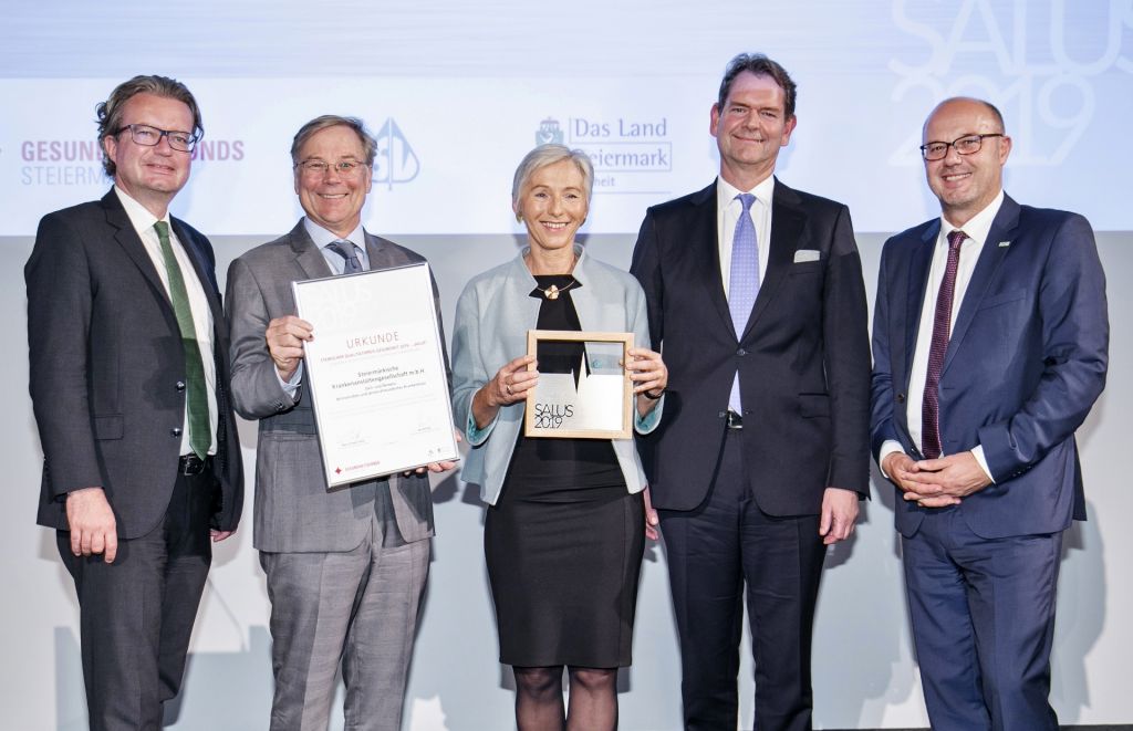 Verleihung des Qualitätspreises Gesundheit