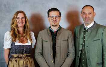 Vzbgm. Tanja Waltl, BGM. Günter Gangl und Finanzreferent Hanspeter Hofer
