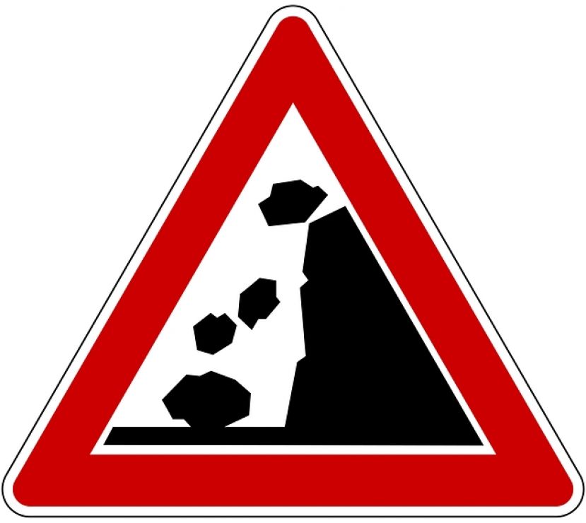 Behinderungen nach Steinschlag