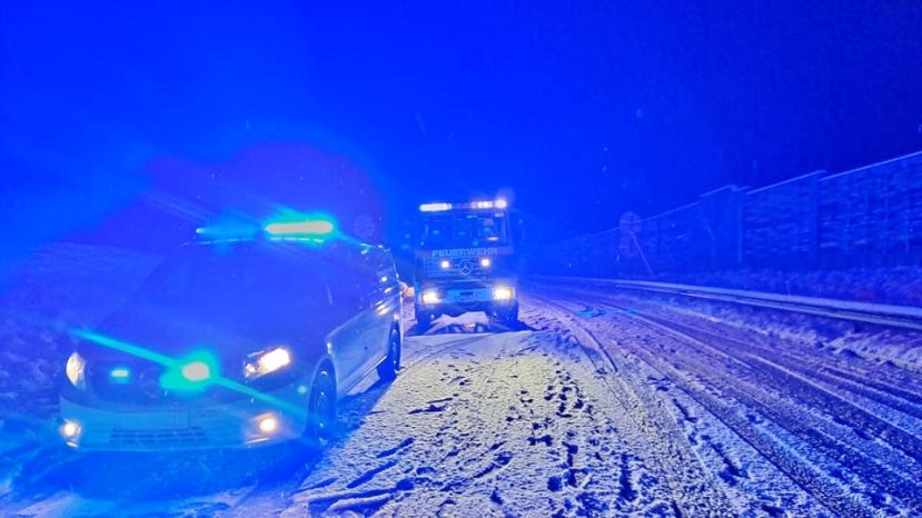 Verkehrsunfall auf der B320