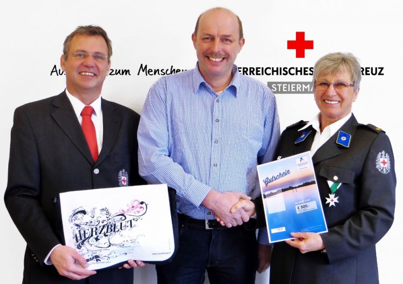 Ronald Vala, Johann Stangl und Herta Schüttbacher
