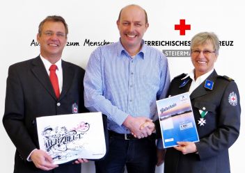 Ronald Vala, Johann Stangl und Herta Schüttbacher
