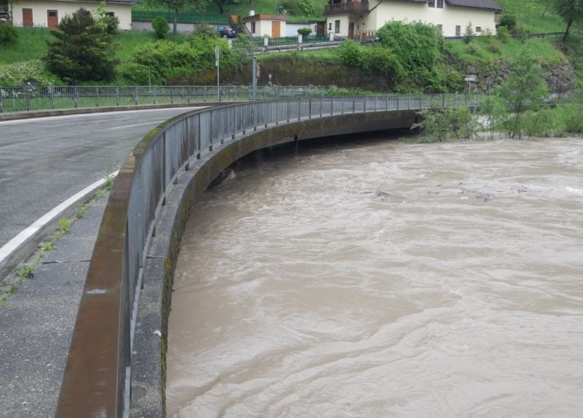 Die Enns kommt über die Ufer