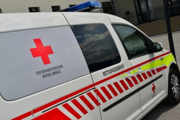 Verkehrsunfall auf einer Kreuzung