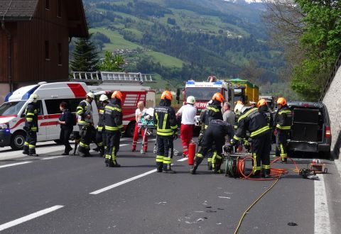 Karambolage auf der B320 bei Gröbming