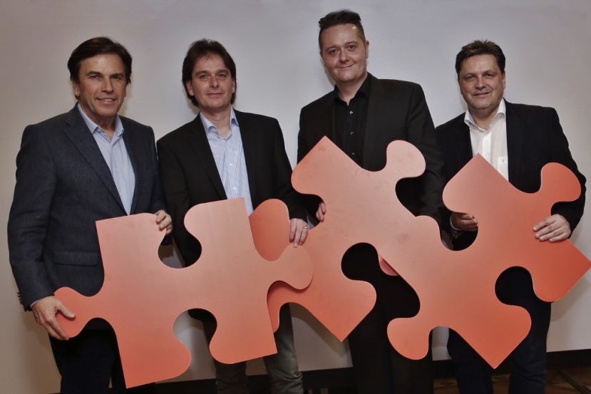 Mag. Franz Voves, Bgm. Bernhard Moser Landl, Vzbgm. Mario Lindner Landl, LtAbg. Ewald Persch