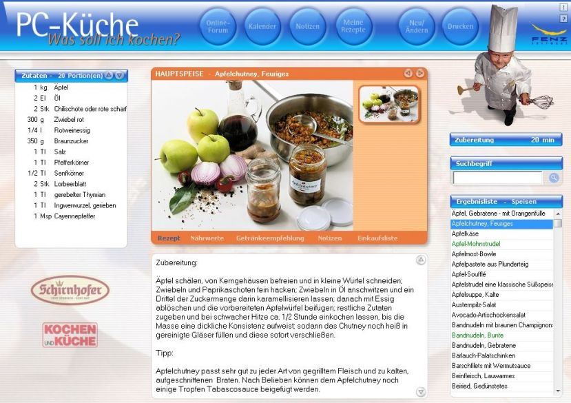 Feuriges Apfelchutney Rezept
