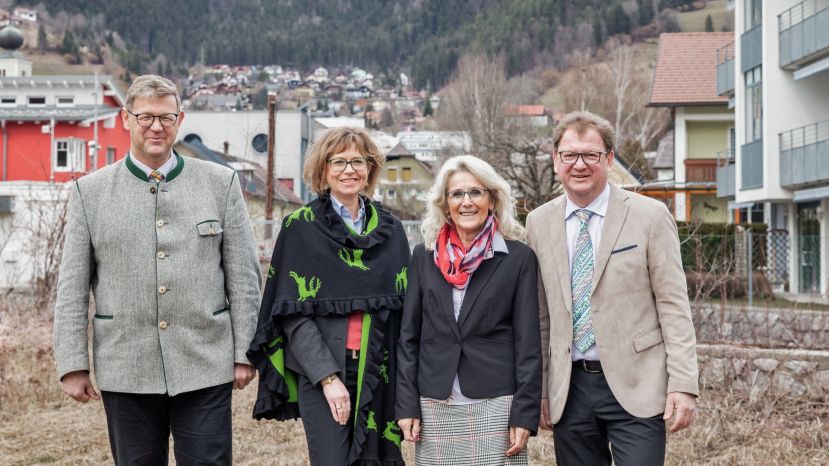 Jakob Kabas, Ursula Lackner, Roswitha Glashüttner und Gerhard Schütter
