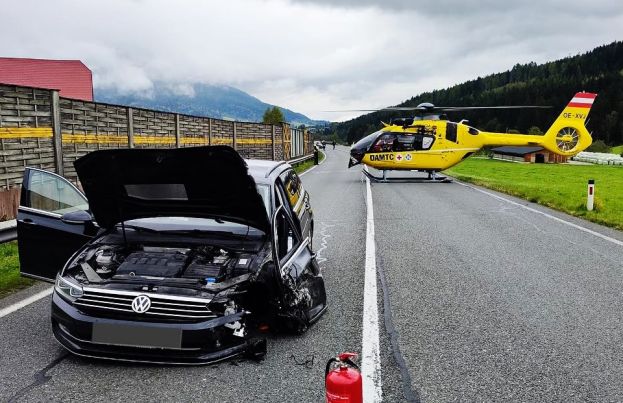 Frontalcrash auf der B320 bei Gröbming
