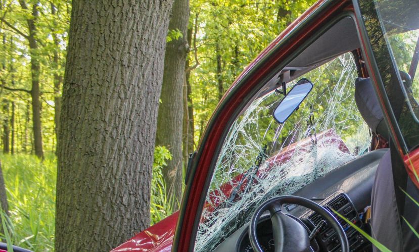 45-jähriger mit Pkw gegen Baum