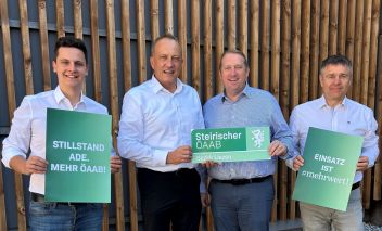 Lukas Tödling, Armin Forstner, Günther Ruprecht und Mario Haar