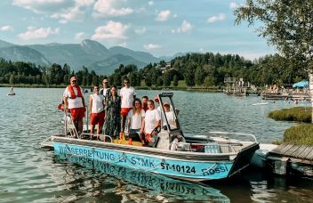 Nationalrätin &amp; Wasserrettung beim Training