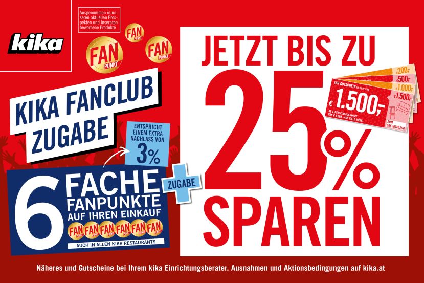 kika Fan sein zahlt sich aus