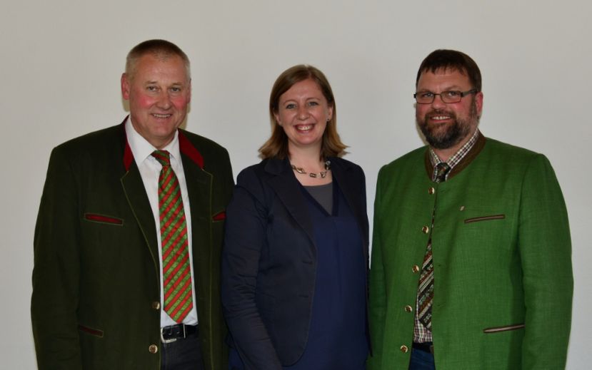 LAbg. Karl Lackner, LAbg. Barbara Eibinger-Miedl und BM. Franz Zach