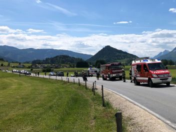 Motorradunfall auf der Aigenerlandesstraße L741