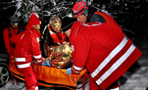 Rodelunfall im Lexgraben
