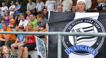 Sicherheitsbereich beim SK-Sturm Spiel