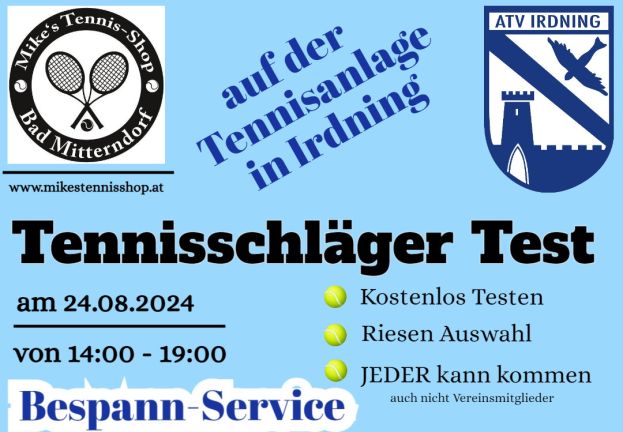Schläger-Testtag mit Mike's Tennis Shop