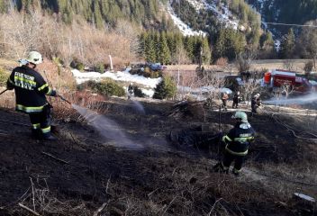 Wiesen &amp; Heckenbrand in Vorberg