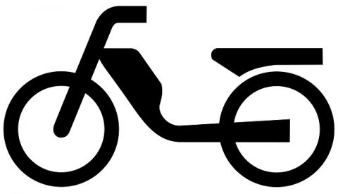 Motorfahrrad stürzt in Kainisch