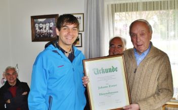 Johann Zotter zum Ehrenobmann