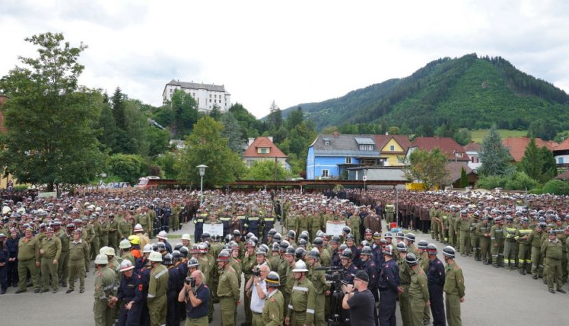 Siegerverkündigung in Murau