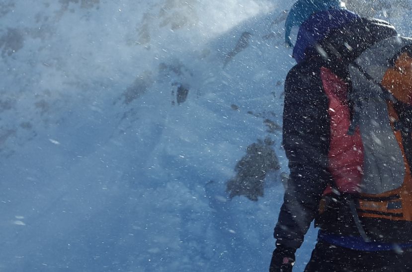 Am Hocheck in alpine Notlage geraten