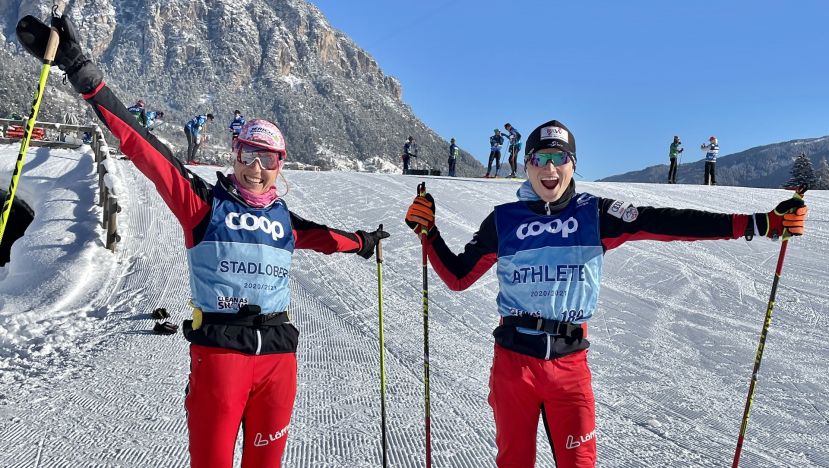 Mika mit Teresa Stadlober