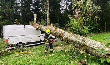 11 Feuerwehren im Unwettereinsatz
