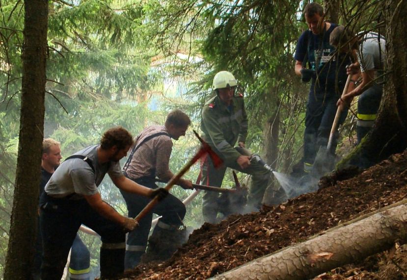Waldbrand am Grimming gelöscht