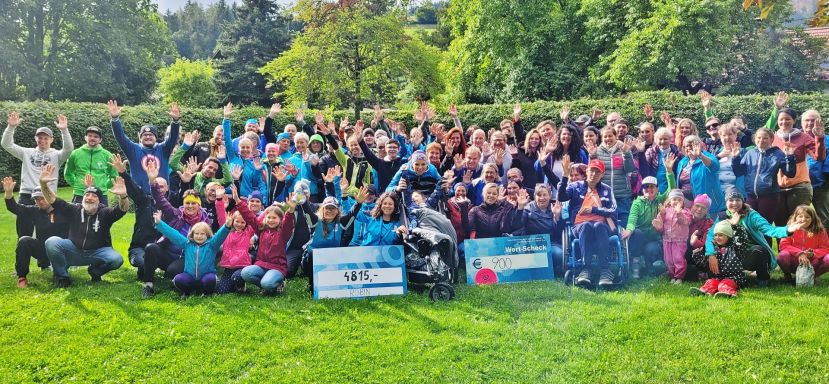 Gruppenbild der Happy Hippos im Alpenbad