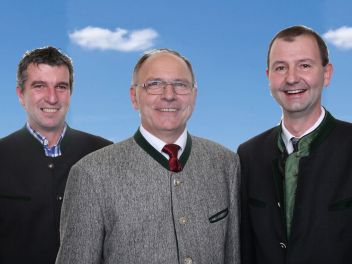 Andreas Putz, Spitzenkandidat der Steiermark LKR. Walter Schuster, Spitzenkandidat für den Bezirk Liezen BKR. Josef Moosbrugger 
