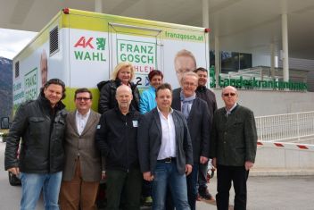 Franz Gosch auf Bezirksreise