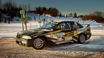 Rallye Fahren mit dem „Winterauto“