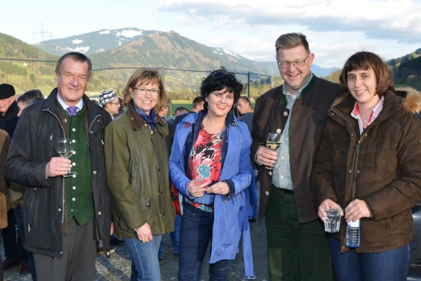 Obmann Bgm. Johann Grössing(SHV), Mag. Ursula Lackner(SHV), Michaela Brünner(BH Liezen), GF Jakob Kabas(MAS MBA) und Mag. Brigitte Wachlinger(BH Liezen).