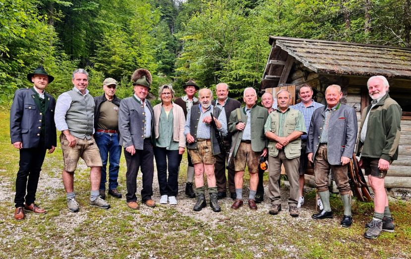 Jagdliches Schießen und würdige Geburtstagsfeier