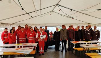 Feierten Herbstfest mit Segnung