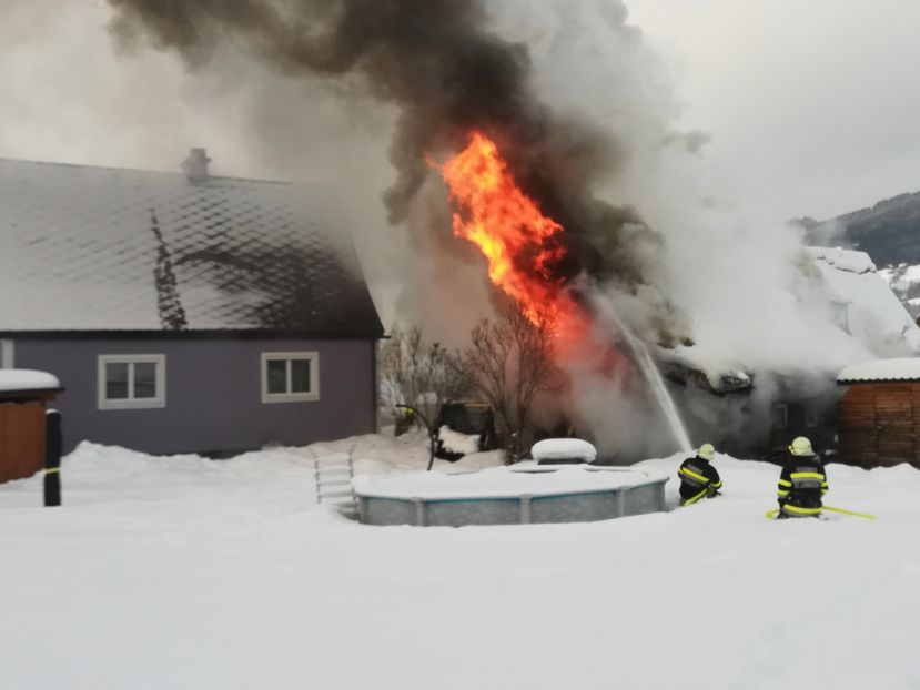 Brand eines Nebengebäudes