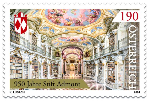 Sonderbriefmarke für 950 Jahre Benediktinerstift