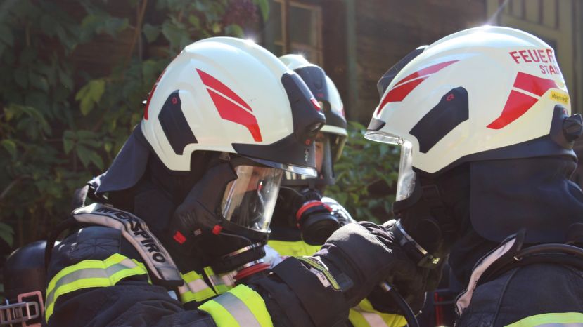 70 Mann im Atemschutz Übungseinsatz