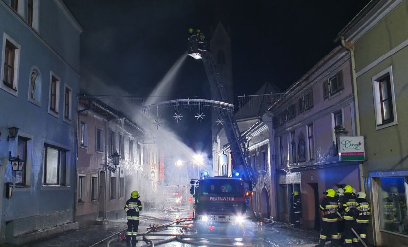 Brand eines Wohnhauses in Rottenmann