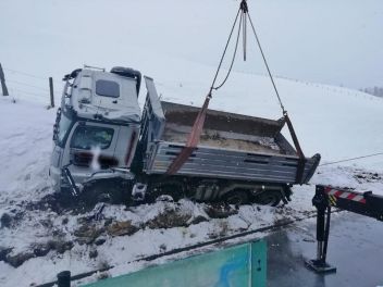 LKW Unfall auf der L741
