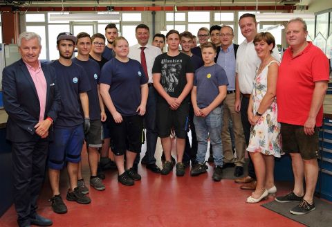 Leichtfried auf Besuch in der MACO