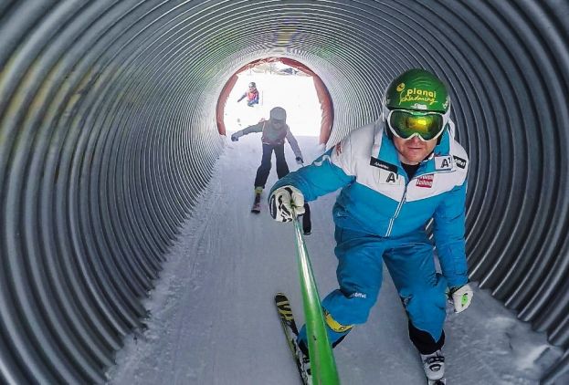 Auch ÖSV-Star Klaus Kröll ist Fan der Funslopes