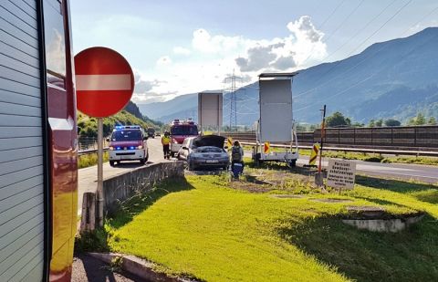 Fahrzeugbrand auf der A9 bei Gaishorn
