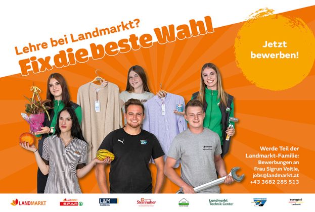 Junge Talente starten bei Landmarkt ins Berufsleben