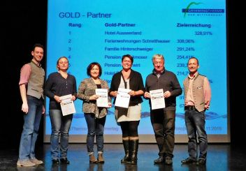 Die GrimmingTherme zeichnete die erfolgreichsten Partner aus